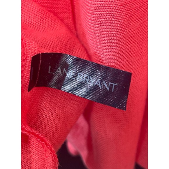 Lane Bryant Coral Jersey Knit Scarf Wrap  60 inch - Picture 4 of 7